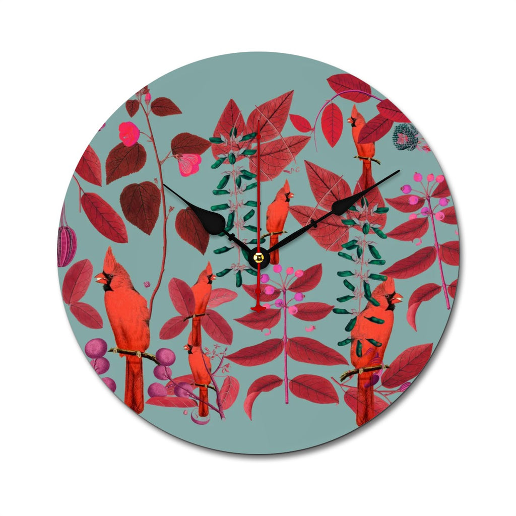Reloj de pared Botanical Bird