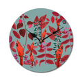 Reloj de pared Botanical Bird