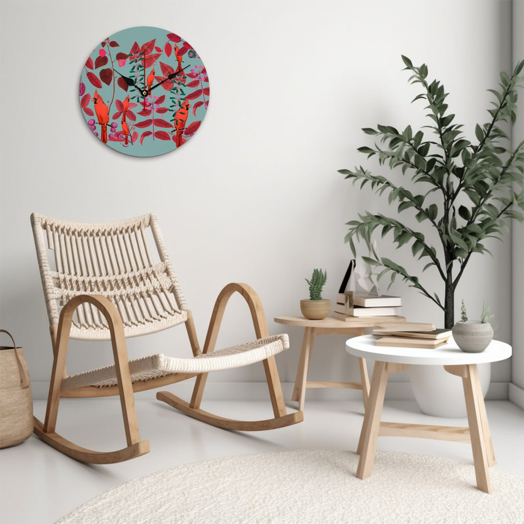 Reloj de pared Botanical Bird